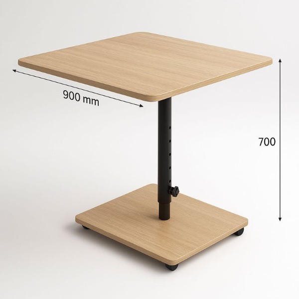 Стол прямоугольный растущий на одной ноге из серии Медовая - фото 121520519