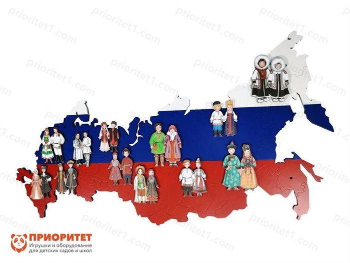 Дидактическая панель Моя многонациональная страна - фото 121520634