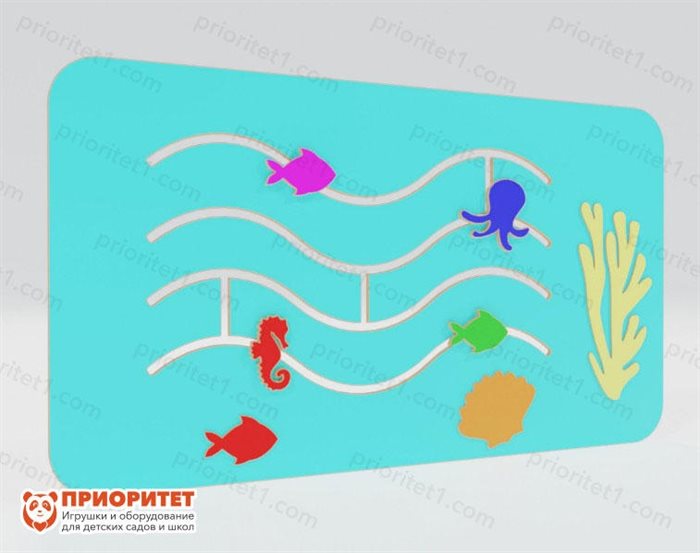 Дидактическая панель Рыбки в океане - фото 121520761