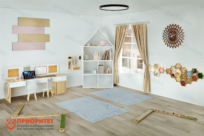 Кабинет для работы с детьми с РАС. 20 м2. - фото 121520923