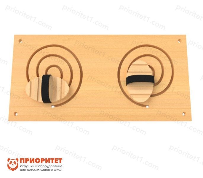 Панель-лабиринт Рисуем ногами №6 Две воронки - фото 121520936