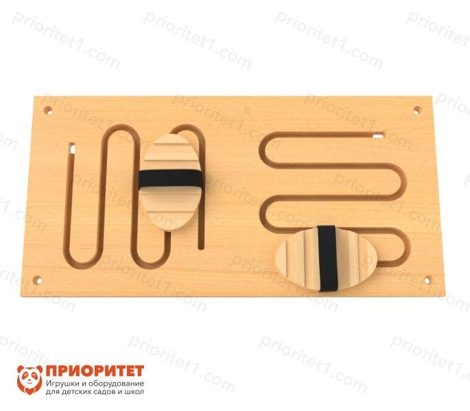 Панель-лабиринт Рисуем ногами №5 Две волны - фото 121520954