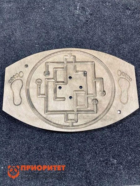 Балансировочная доска-лабиринт Для ножек №5 (серый) - фото 121521020