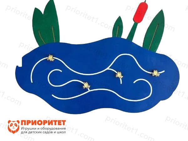 Декоративно-развивающая панель Сказочный прудик - фото 121521109