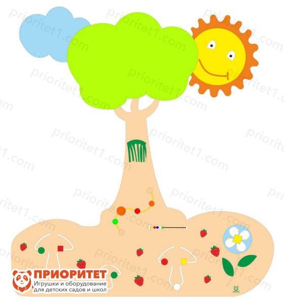 Декоративно-развивающая панель На лесной опушке №2 - фото 121521110