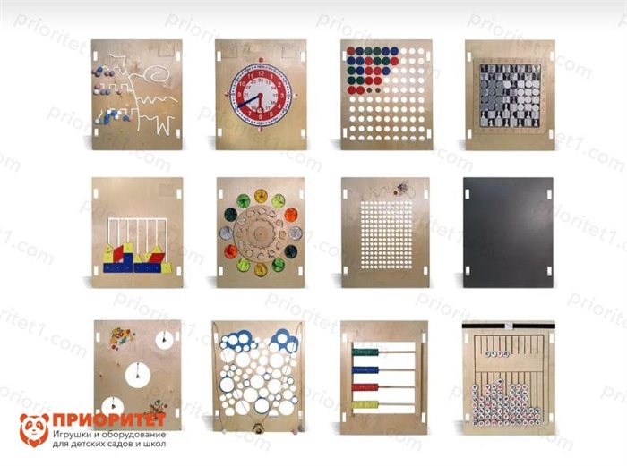Набор тактильно-развивающих панелей Детские мечты - фото 121521118