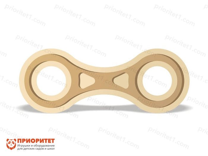 Тактильно-развивающая панель-лабиринт Ловкая восьмерка - фото 121521160