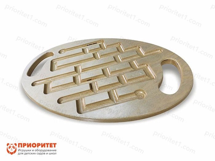 Тактильно-развивающая панель-лабиринт Кирпичики - фото 121521173