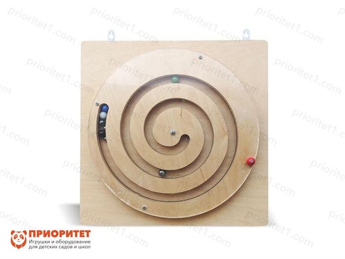Тактильно-развивающая панель-лабиринт Колесо - фото 121521183
