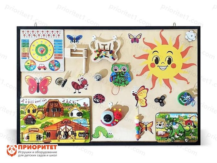 Тактильно-развивающая панель В деревне - фото 121521199