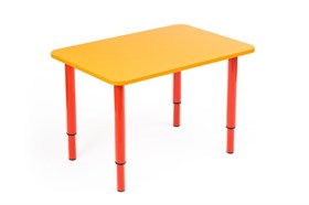 Детский стол КУЗЯ (оранжевый+красный)