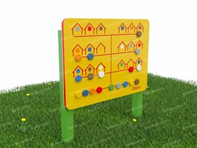 Игровой развивающий модуль «Цветные домики»