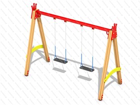 Детские качели без спинки КБ