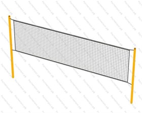 Сетка волейбольная со стойками