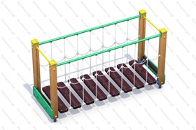Детский  элемент Подвесной мостик