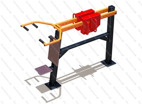 Уличный тренажер Жим сидя  - Жим от плеч