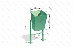 Урна уличная Стандарт 40л