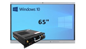 Интерактивная панель 65" (встроенный ПК Win10, Intel i5)