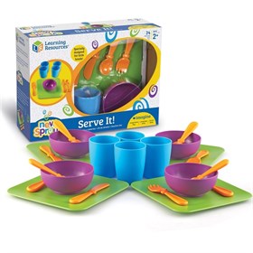 Развивающий игровой набор "Мы растем. Сервируем стол" Learning Resources LER3294 (24 элемента)