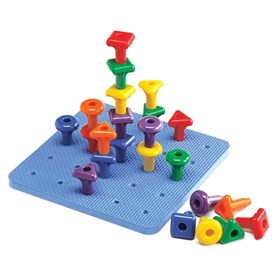 Образовательная мозаика "Peg Board. Большая" EDX (с карточками заданий)