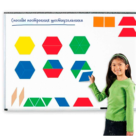 Развивающая игрушка "Блоки геометрические магнитные" Learning Resources MG9863