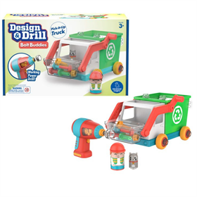 Развивающая игрушка "Закручивай и учись. Мусоровоз" (серия Bolt Buddies) Learning Resources EI-4185