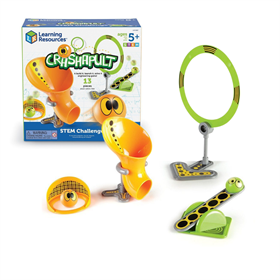 Развивающая игрушка "Попади в цель. Базовый" (серия Crashapult STEM, 13 элементов) Learning Resources LER9287