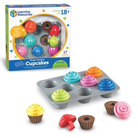 Развивающая игра "Маффины.Учим формы" (серия Smart Snacks, 17 элементов) Learning Resources LER7347