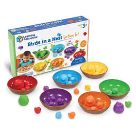 Развивающая игрушка "Цветные гнёздышки" (36 элементов) Learning Resources LER5554