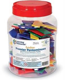Развивающий игровой набор "Пентомино" Learning Resources LER0286-6 (72 элемента)