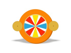 Тактильно-развивающая панель «Детям: веселый круг» Приоритет