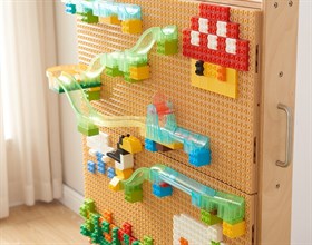 Набор строительных блоков для STEM-стены Masterkidz (563 элемента)