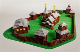 Развивающий конструктор Фанкластик "Историко-архитектурный комплекс «Обдорский острог»"