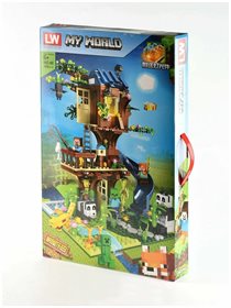 Конструктор LW Minecraft «Дом панды»