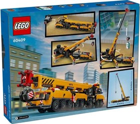 Конструктор LEGO City "Желтый передвижной строительный кран" 60409