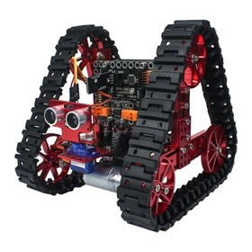 Программируемый гусеничный робот-конструктор OSEPP Triangular Tank Mechanical Kit