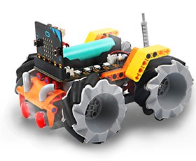 Робот Keywish BBC micro:bit на меканум-колесах
