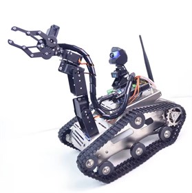 Робот-танк с манипулятором Xiao-r TH Robot Car (конструктор) с контроллером