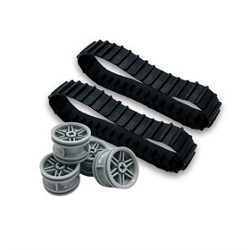 Средние резиновые гусеницы + 4 колеса EV3, Technic