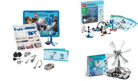 Полный комплект LEGO Education Машины и механизмы, Набор LEGO Education «Технология и физика» 9686 (8+), Набор LEGO Education «Пневматика» 9641 (10+), Набор LEGO Education «Возобновляемые источники энергии» 9688 (8+)