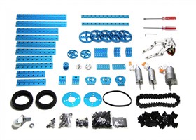 Расширенный набор - конструктор Advanced Robot Kit-Blue (без электроники)