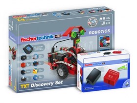 Комплект "Первооткрыватель" Fischertechnik + аккумуляторный набор