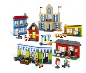 Строим здания LEGO 9311