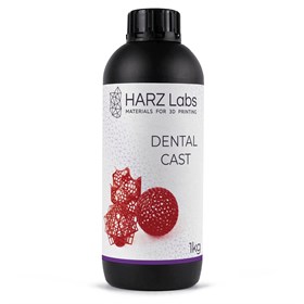 Фотополимерная смола HARZ Labs Dental Cast Cherry, вишневый