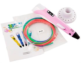 3D ручка 3DPEN-2 + пластик PLA + трафареты