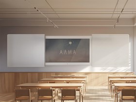 Интерактивная раздвижная доска с магнитно-маркерной поверхностью АЛМА «Фибоначчи»
