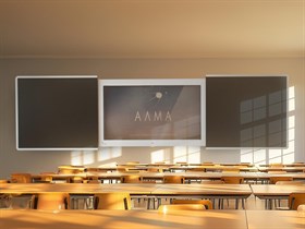 Интерактивная раздвижная доска с магнитно-меловой поверхностью АЛМА «Фибоначчи»