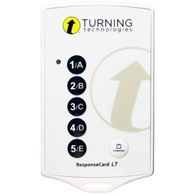 Пульт ученика системы голосования Turning Technologies ResponseCard LT (5-кнопочный)
