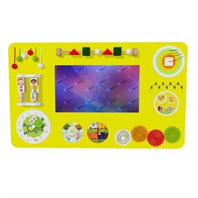Интерактивный комплекс с бизибордом Ronplay Kids "Солнышко", 21,5" ✅