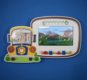 Интерактивный комплекс с бизибордом Ronplay Kids "Автобус", 21,5" ✅